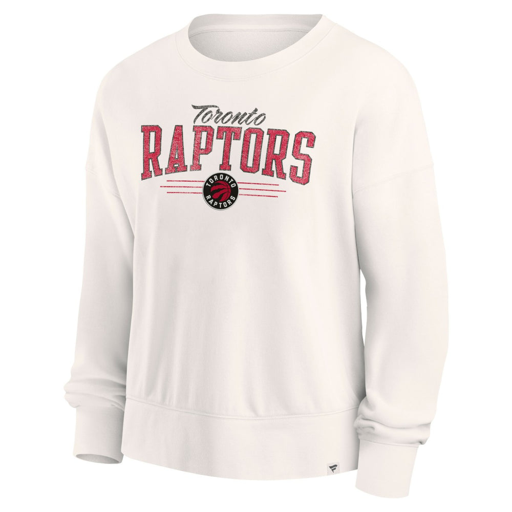 Fanatics - Toronto Raptors Women's Close the Game Pullover Sweatshirt - Cream