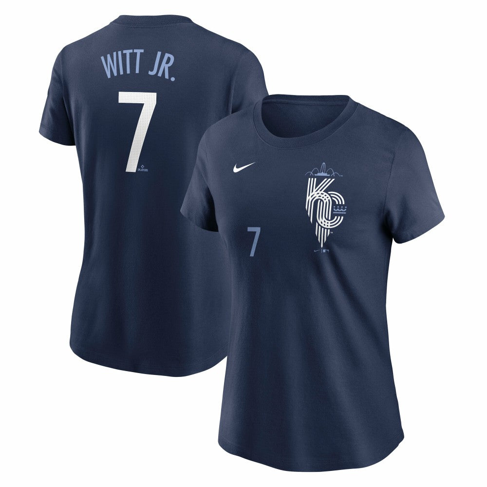 Bobby Witt Jr. Kansas City Royals Nike Women's City Connect Fuse Name & Number T-Shirt Clearance