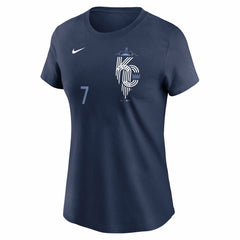 Bobby Witt Jr. Kansas City Royals Nike Women's City Connect Fuse Name & Number T-Shirt Clearance