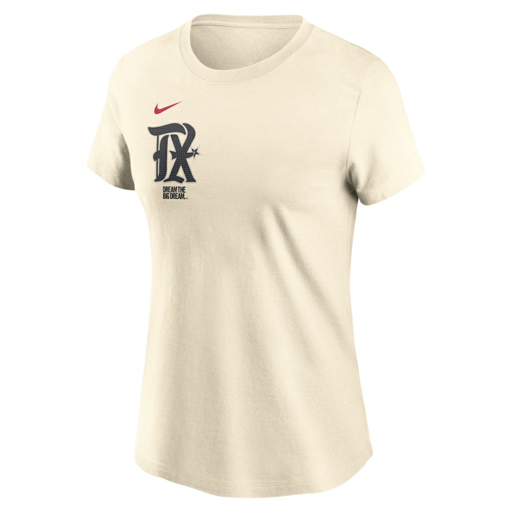 Texas Rangers Nike Women's City Connect Fuse Name & Number T-Shirt Sale