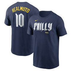 J.T. Realmuto Philadelphia Phillies Nike 2024 City Connect Fuse Player Name & Number T-Shirt Online