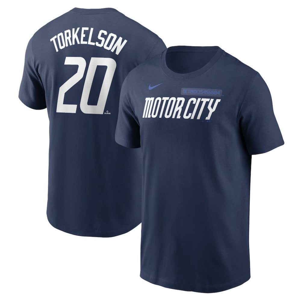 Spencer Torkelson Detroit Tigers Nike 2024 City Connect Fuse Name & Number T-Shirt discount