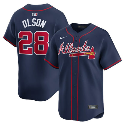 Matt Olson Atlanta Braves Nike Alternate Limited Player Jersey – Navy | MLB Jerseys