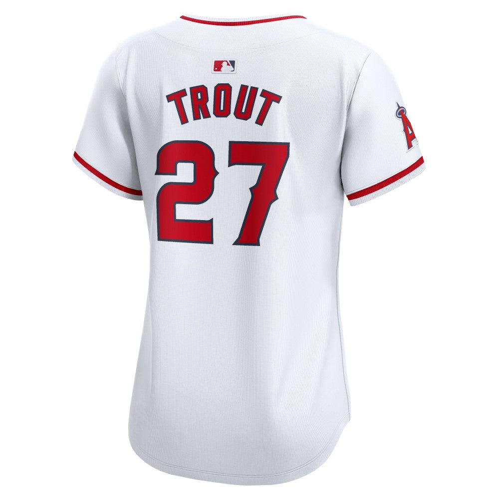 Mike Trout Los Angeles Angels Nike Women's Home Limited Player Jersey - White | MLB Jerseys