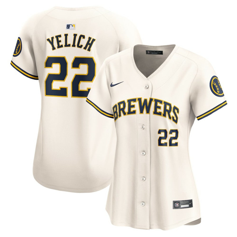 Christian Yelich Milwaukee Brewers Nike Women's Home Limited Player Jersey Sale