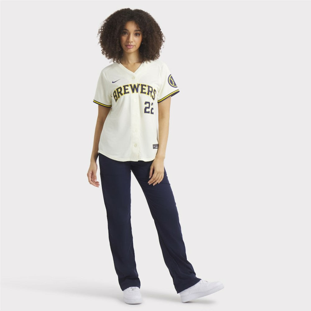 Christian Yelich Milwaukee Brewers Nike Women's Home Limited Player Jersey Sale
