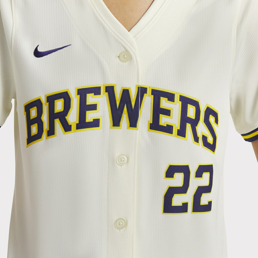 Christian Yelich Milwaukee Brewers Nike Women's Home Limited Player Jersey Sale