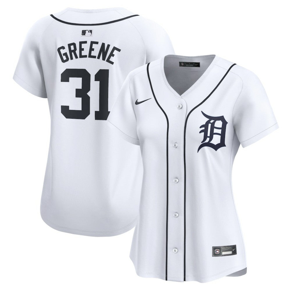 Riley Greene Detroit Tigers Nike Women's Home Limited Player Jersey Lifestyle