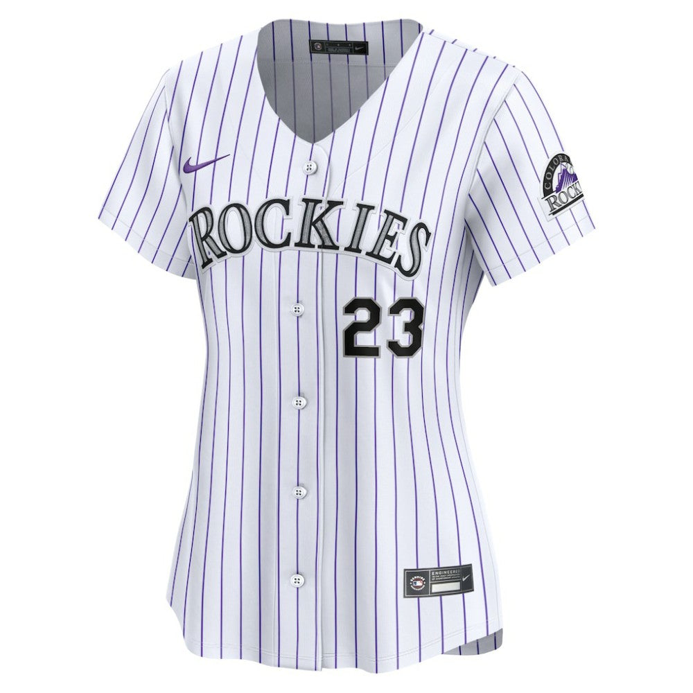 Kris Bryant Colorado Rockies Nike Women's Home Limited Player Jersey - White | MLB Jerseys