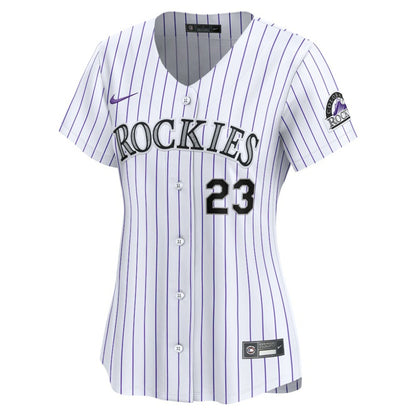 Kris Bryant Colorado Rockies Nike Women's Home Limited Player Jersey - White | MLB Jerseys