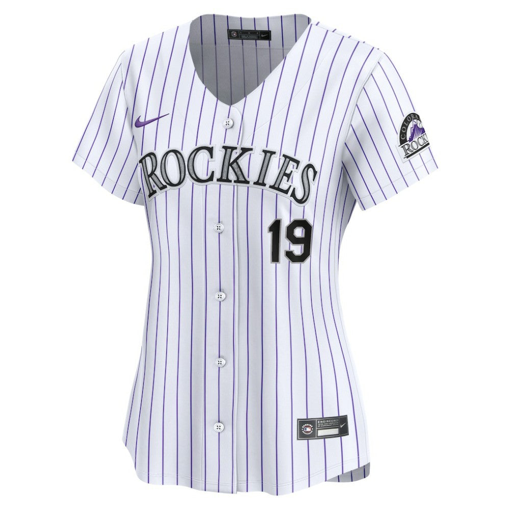 Charlie Blackmon Colorado Rockies Nike Women's Home Limited Player Jersey - White | MLB Jerseys