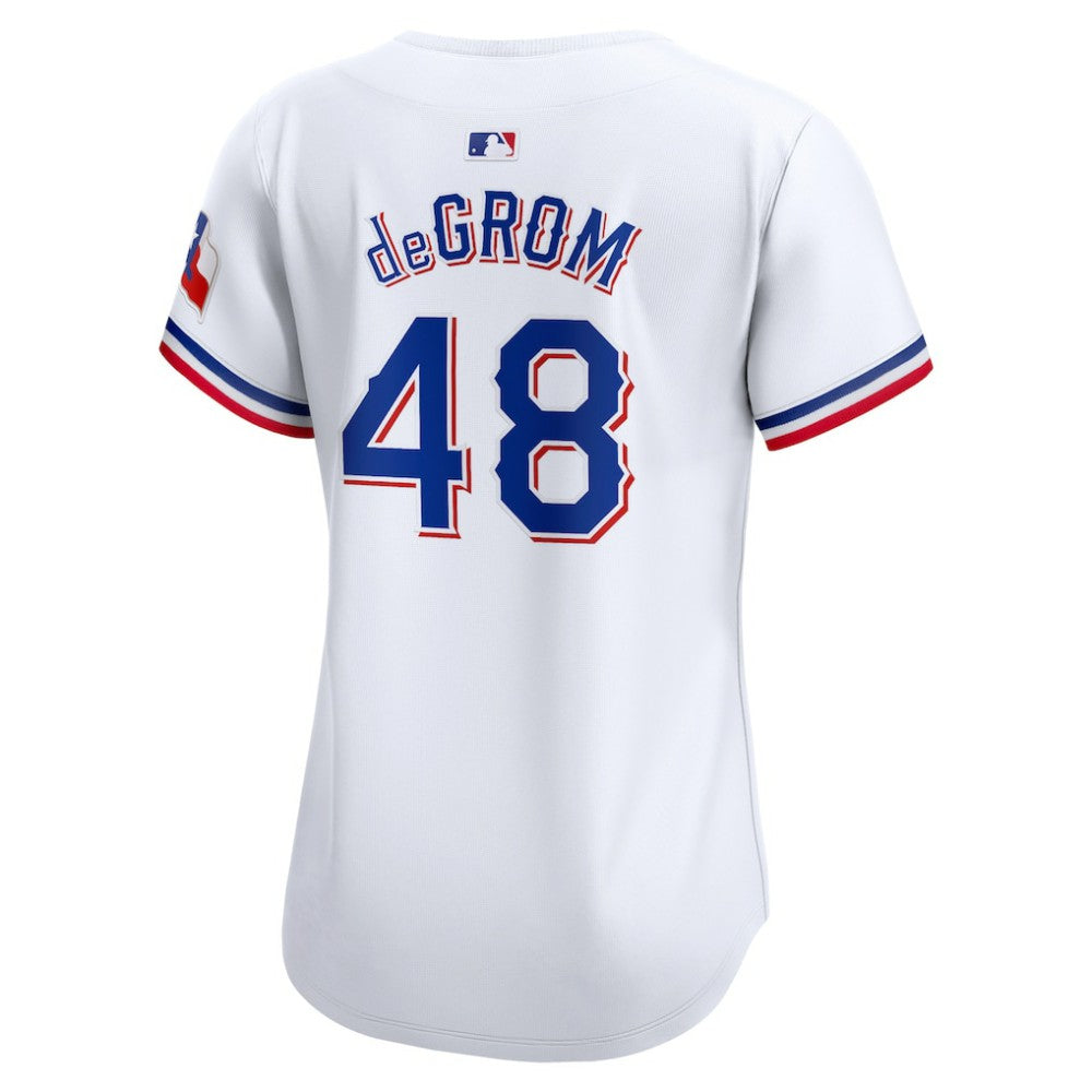 Jacob deGrom Texas Rangers Nike Women's Home Limited Player Jersey Near Me