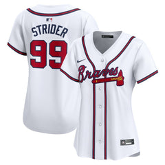 Spencer Strider Atlanta Braves Nike Women's  Home Limited Player Jersey On Sale
