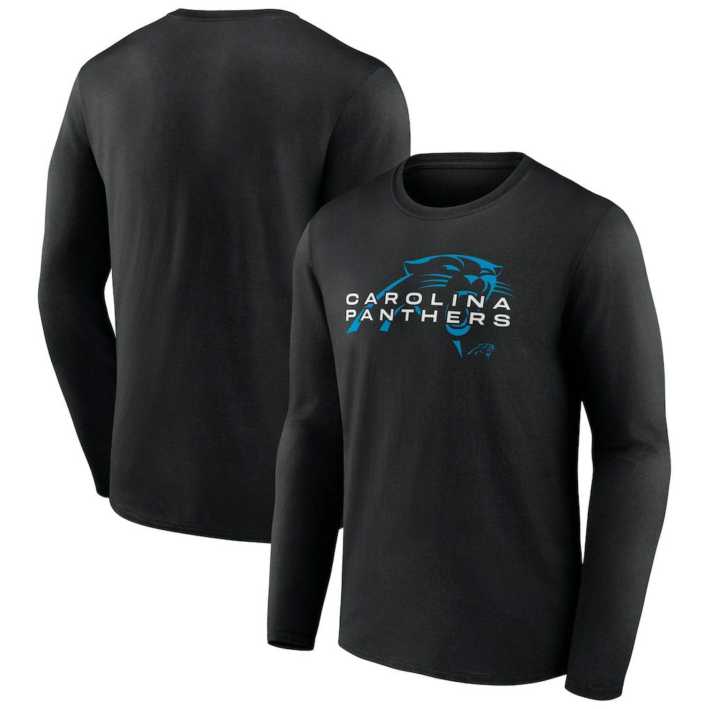 Carolina Panthers Advance to Victory Long Sleeve T-Shirt Black - NFL