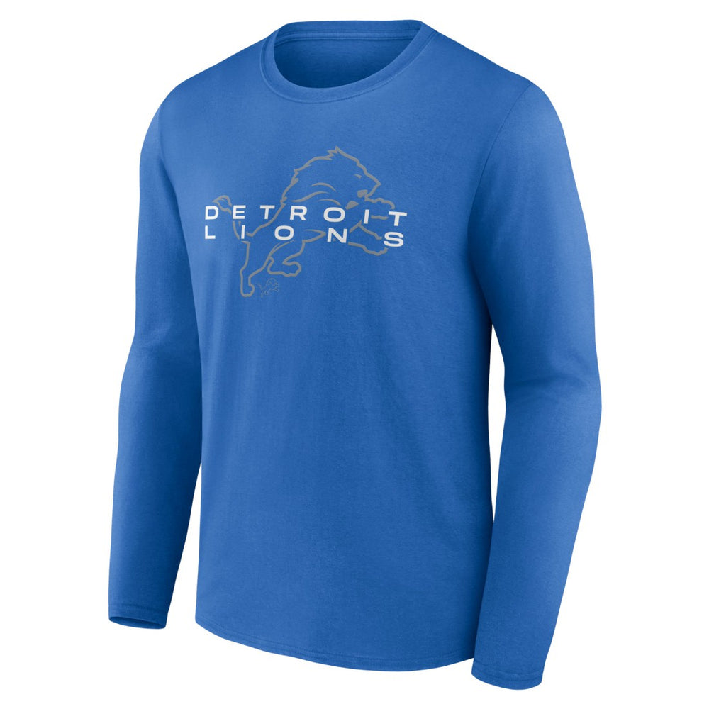 Detroit Lions Advance to Victory Long Sleeve T-Shirt Blue - NFL