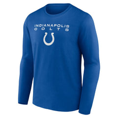 Indianapolis Colts Advance to Victory Long Sleeve T-Shirt Royal - NFL