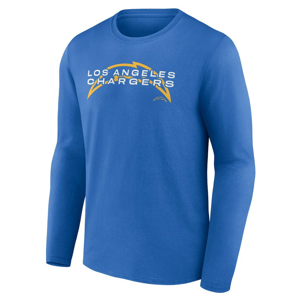 Los Angeles Chargers Advance to Victory Long Sleeve T-Shirt Powder Blue - NFL