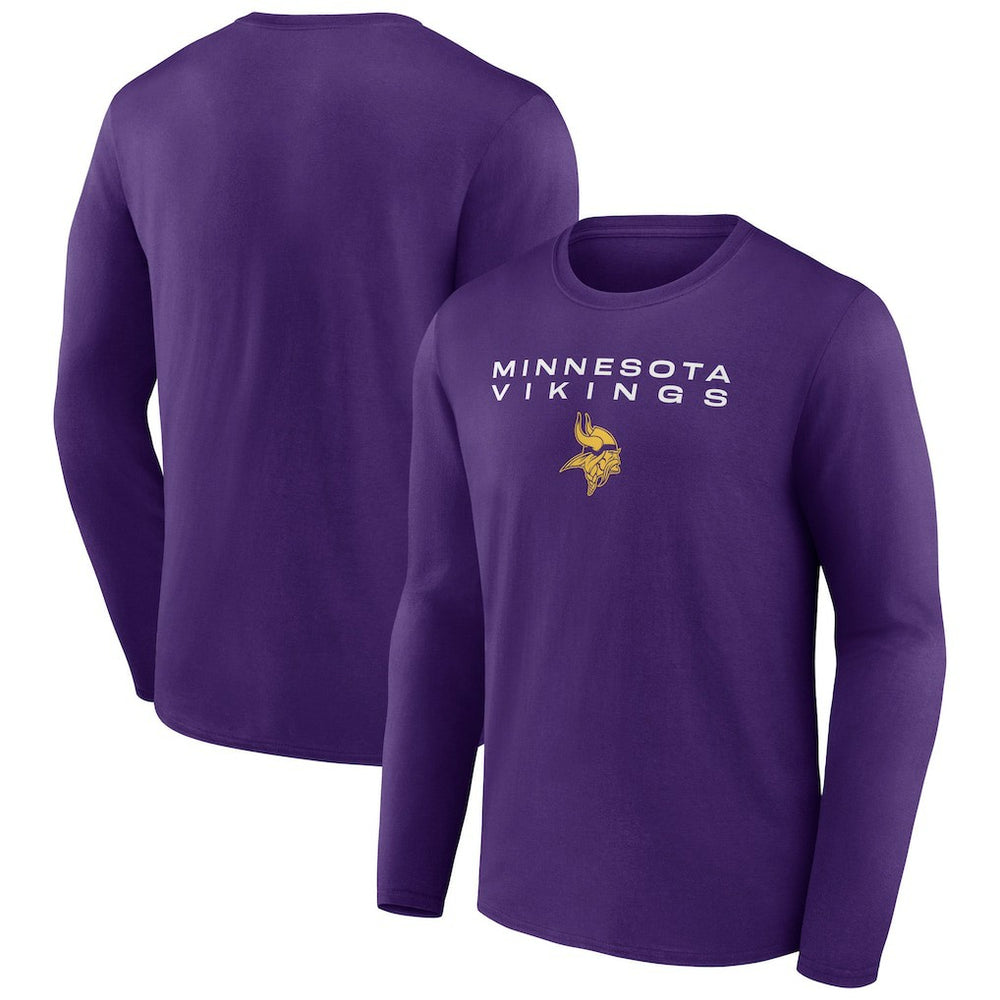Minnesota Vikings Advance to Victory Long Sleeve T-Shirt Purple - NFL
