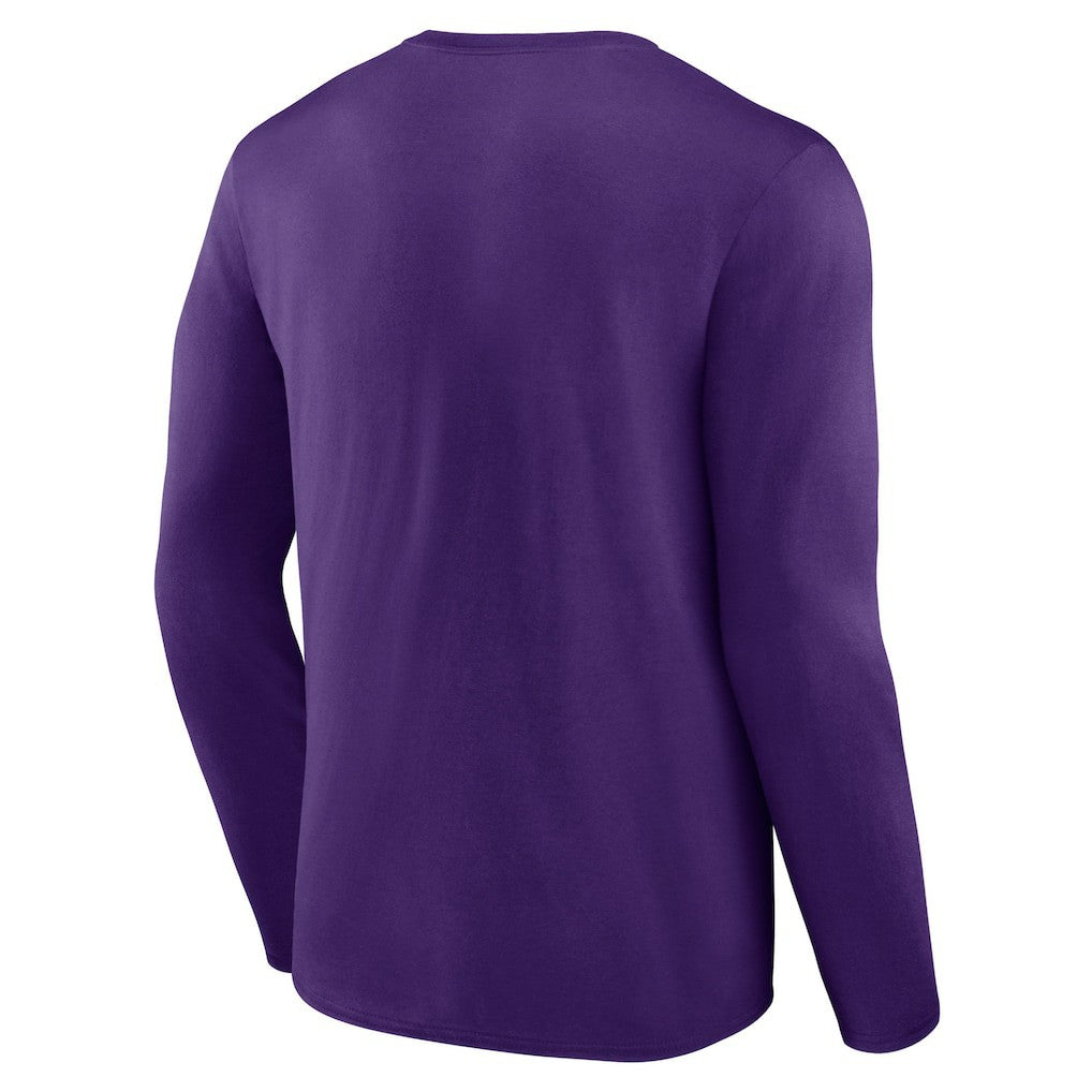 Minnesota Vikings Advance to Victory Long Sleeve T-Shirt Purple - NFL