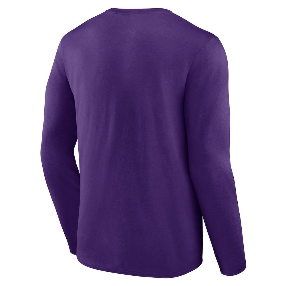 Minnesota Vikings Advance to Victory Long Sleeve T-Shirt Purple - NFL