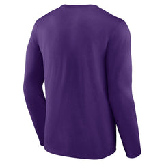 Minnesota Vikings Advance to Victory Long Sleeve T-Shirt Purple - NFL