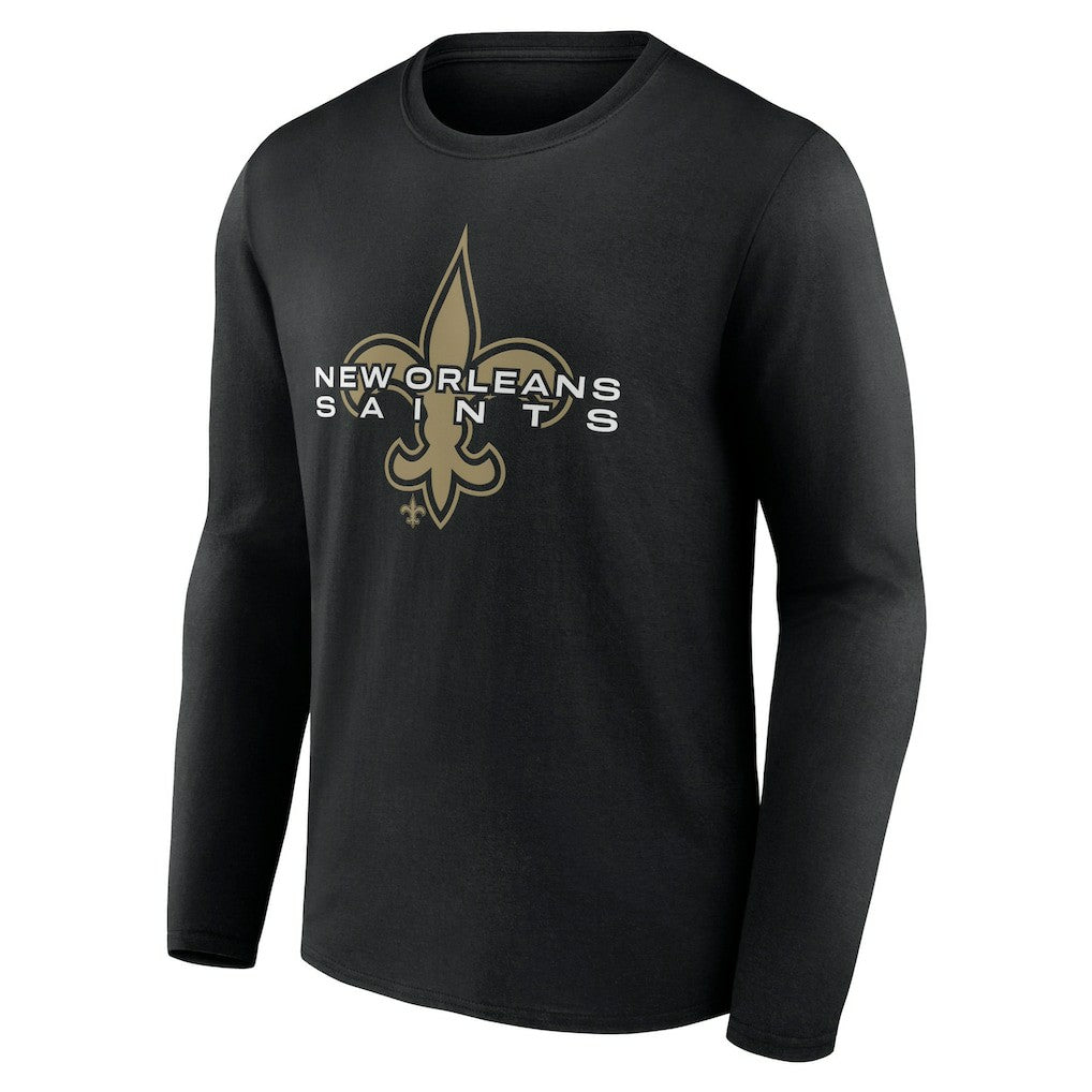 New Orleans Saints Advance to Victory Long Sleeve T-Shirt Black - NFL