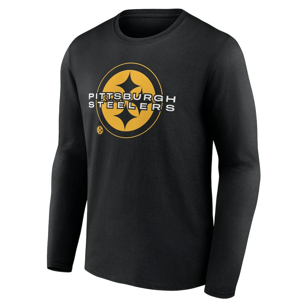 Pittsburgh Steelers Advance to Victory Long Sleeve T-Shirt Black - NFL