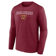 Washington Commanders Advance to Victory Long Sleeve T-Shirt Burgundy - NFL