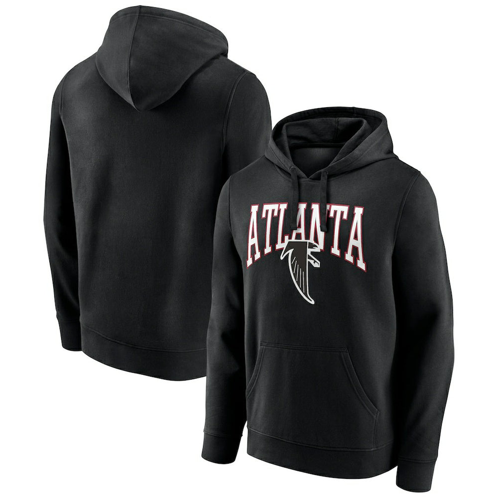 Atlanta Falcons Gridiron Classics Campus Standard Pullover Hoodie Black - NFL