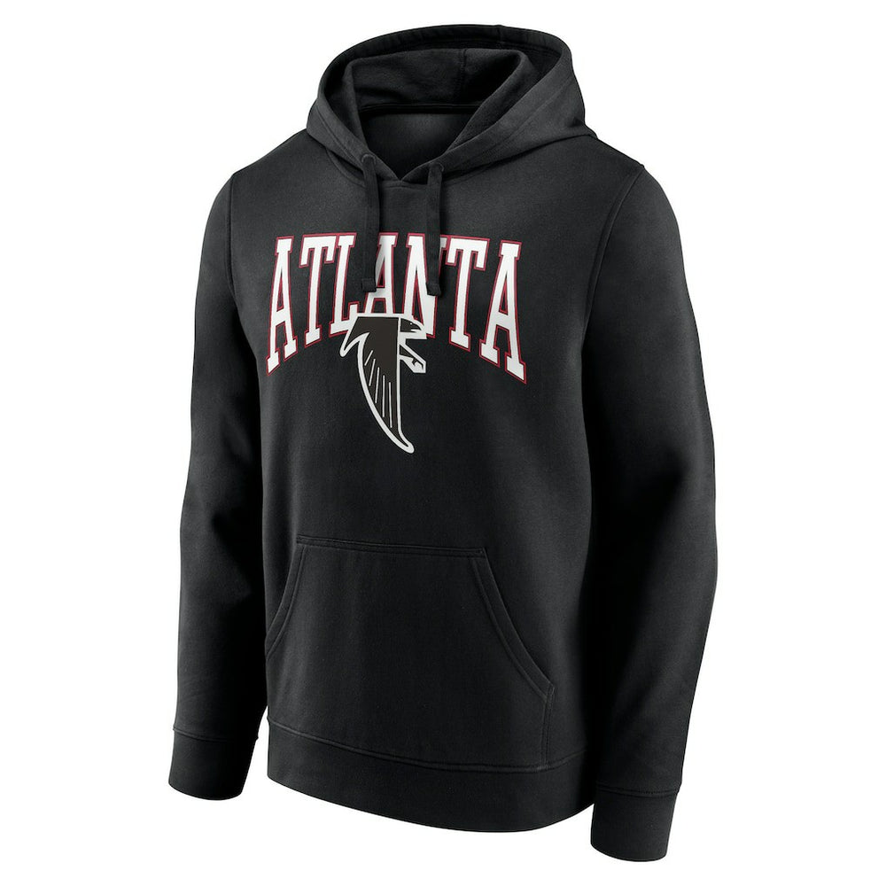 Atlanta Falcons Gridiron Classics Campus Standard Pullover Hoodie Black - NFL