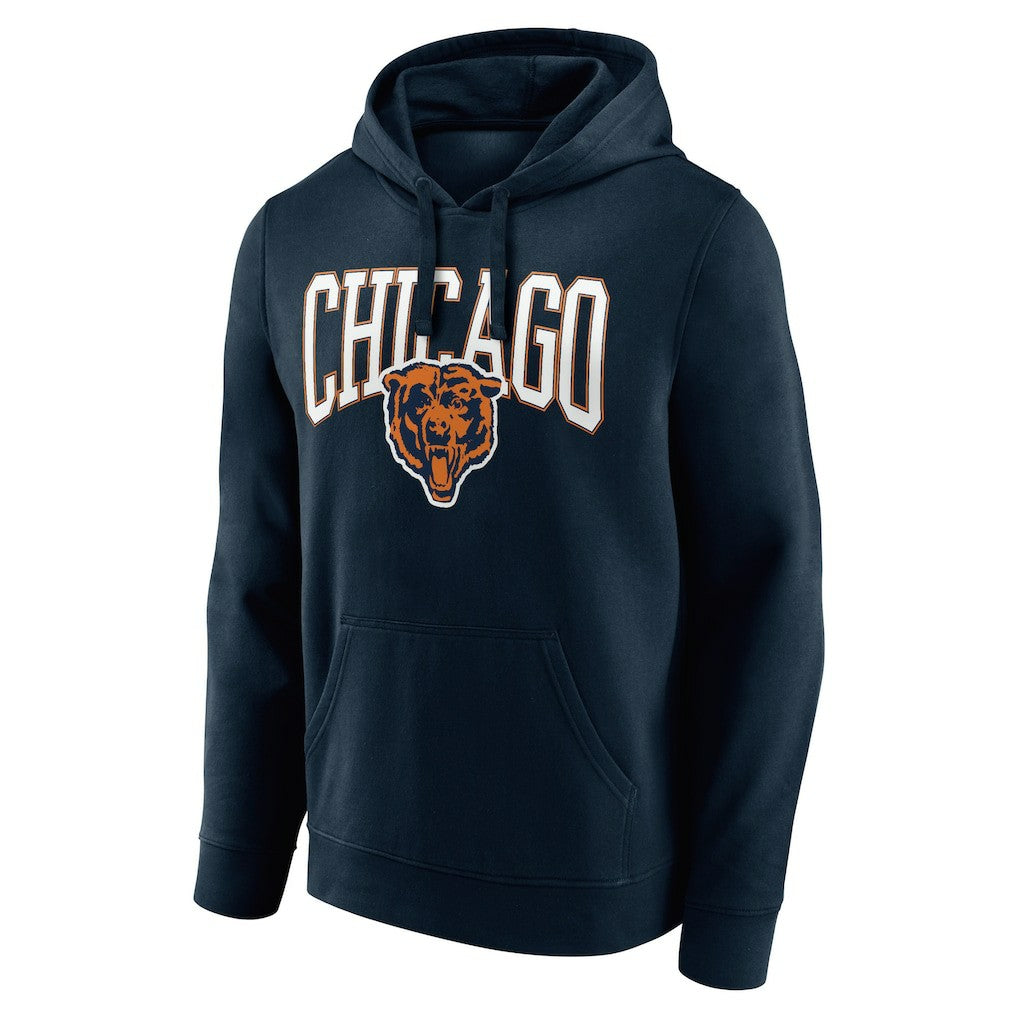 Chicago Bears Gridiron Classics Campus Standard Pullover Hoodie Navy - NFL