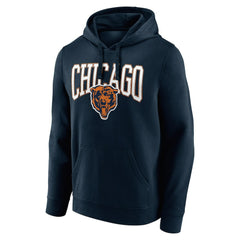 Chicago Bears Gridiron Classics Campus Standard Pullover Hoodie Navy - NFL