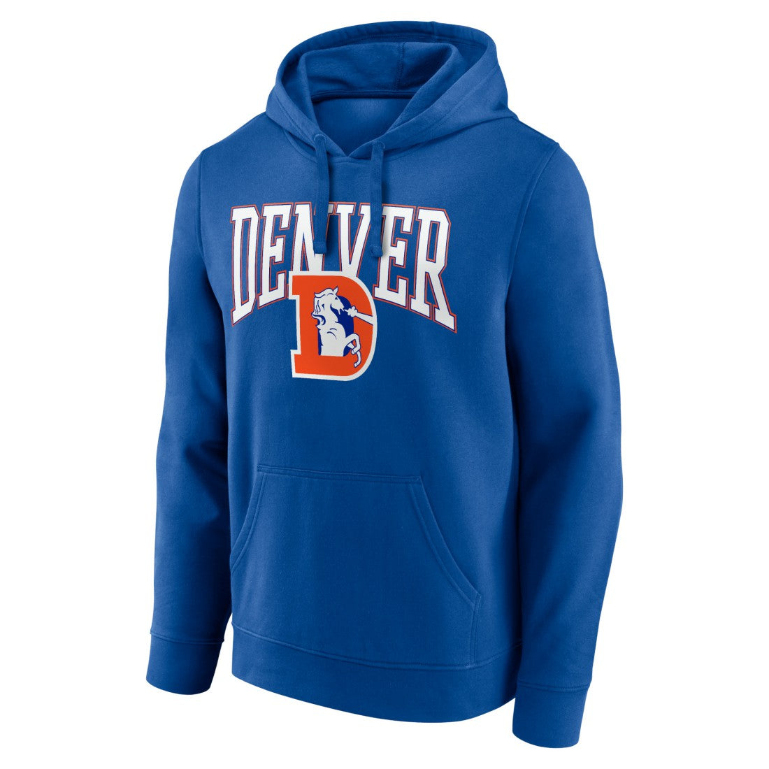 Denver Broncos Gridiron Classics Campus Standard Pullover Hoodie Royal - NFL