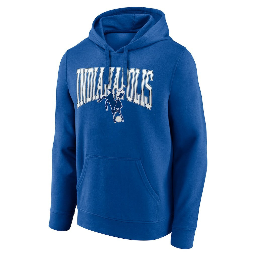 Indianapolis Colts Gridiron Classics Campus Standard Pullover Hoodie Royal - NFL