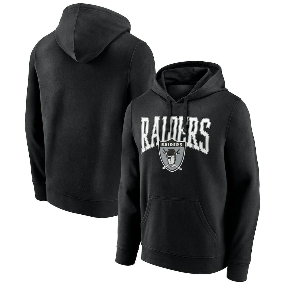 Las Vegas Raiders Gridiron Classics Campus Standard Pullover Hoodie Black - NFL