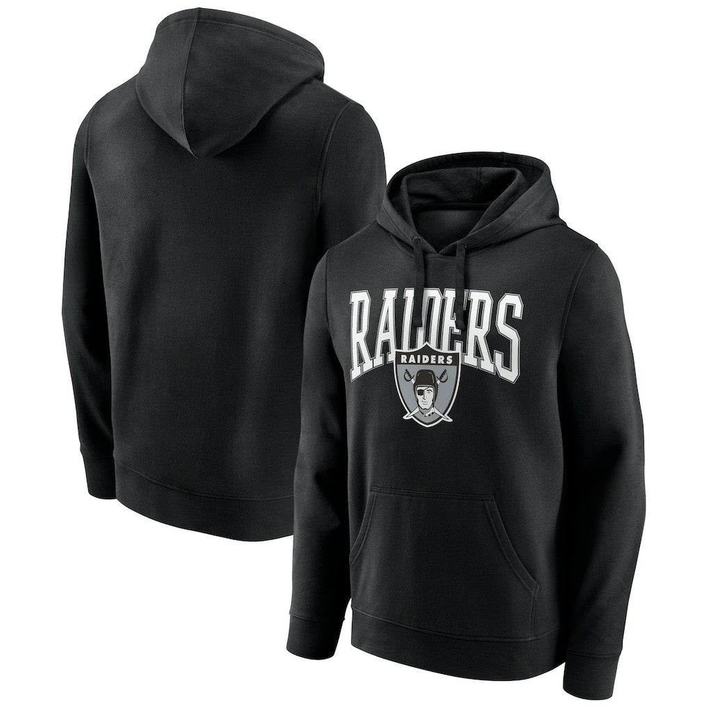Las Vegas Raiders Gridiron Classics Campus Standard Pullover Hoodie Black - NFL