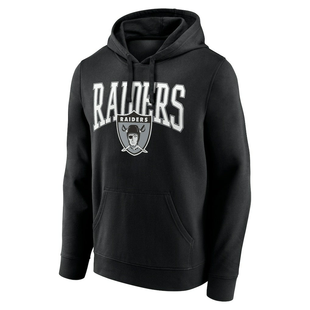 Las Vegas Raiders Gridiron Classics Campus Standard Pullover Hoodie Black - NFL