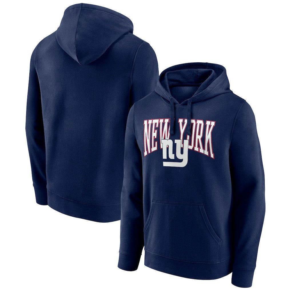New York Giants Gridiron Classics Campus Standard Pullover Hoodie Navy - NFL