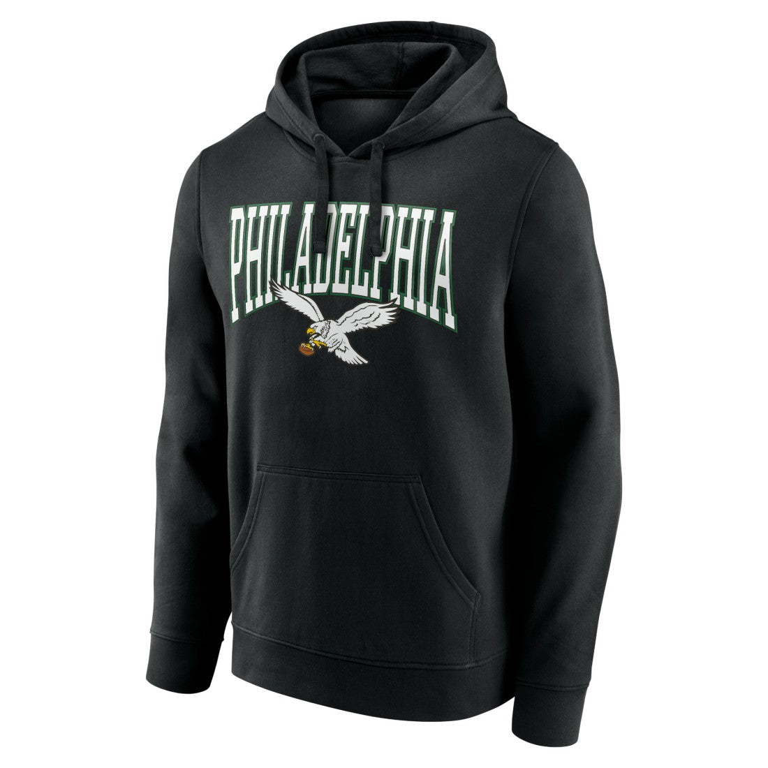 Philadelphia Eagles Gridiron Classics Campus Standard Pullover Hoodie Black - NFL