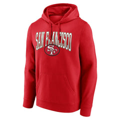 San Francisco 49ers Gridiron Classics Campus Standard Pullover Hoodie Scarlet - NFL