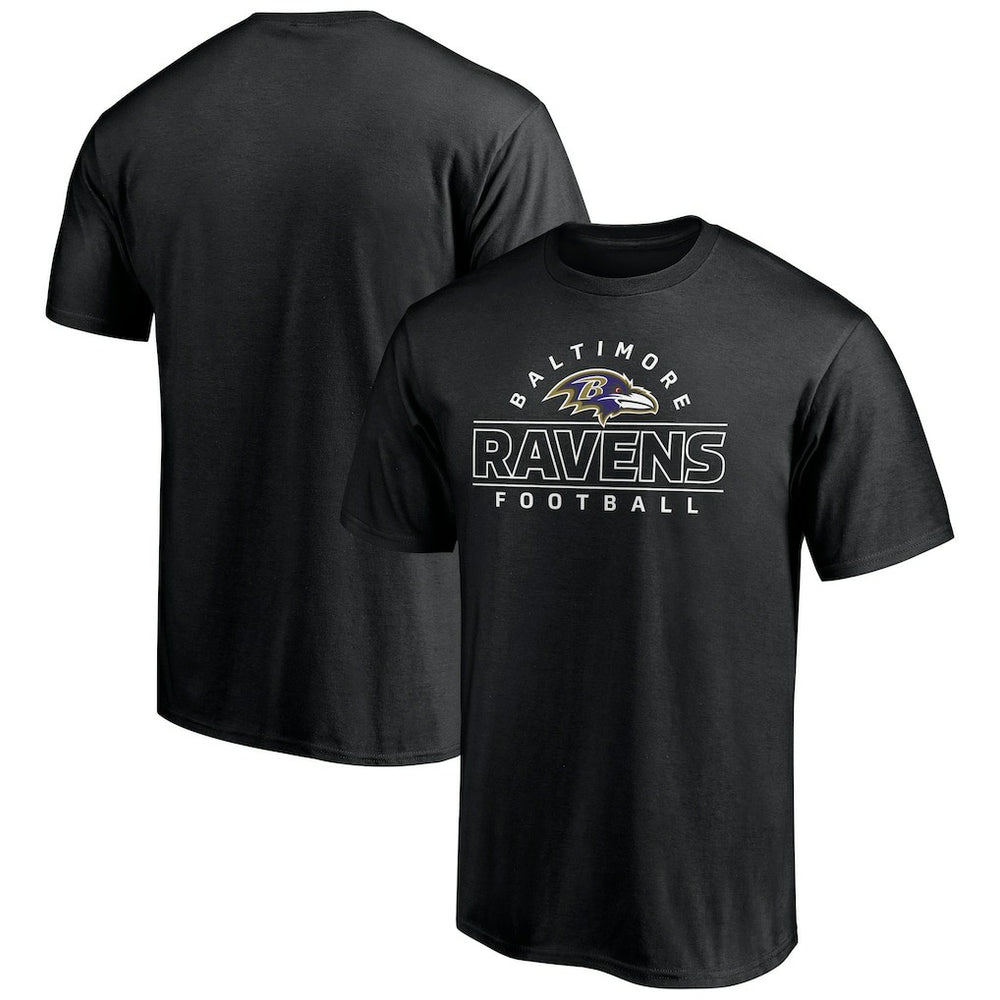 Baltimore Ravens Dual Threat T-Shirt Black - NFL