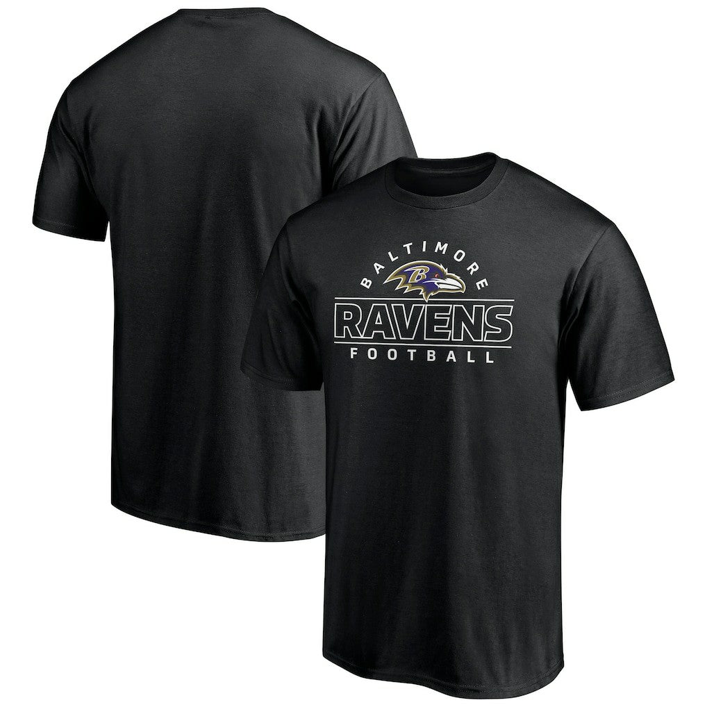 Baltimore Ravens Dual Threat T-Shirt Black - NFL