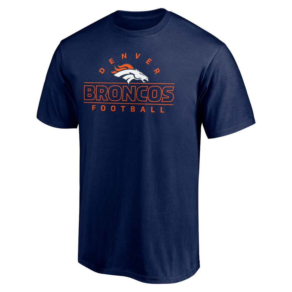 Denver Broncos Dual Threat T-Shirt Navy - NFL