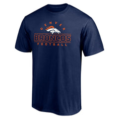 Denver Broncos Dual Threat T-Shirt Navy - NFL