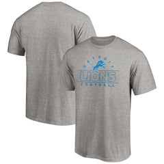 Detroit Lions Dual Threat T-Shirt Heather Gray - NFL
