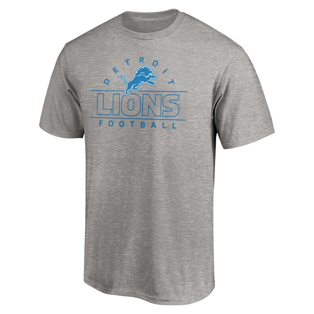 Detroit Lions Dual Threat T-Shirt Heather Gray - NFL