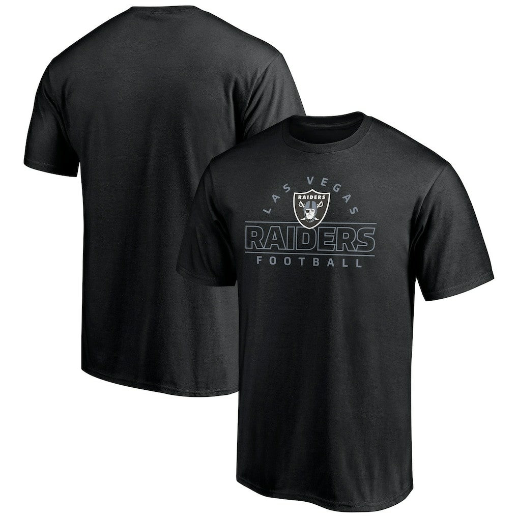 Las Vegas Raiders Dual Threat T-Shirt Black - NFL