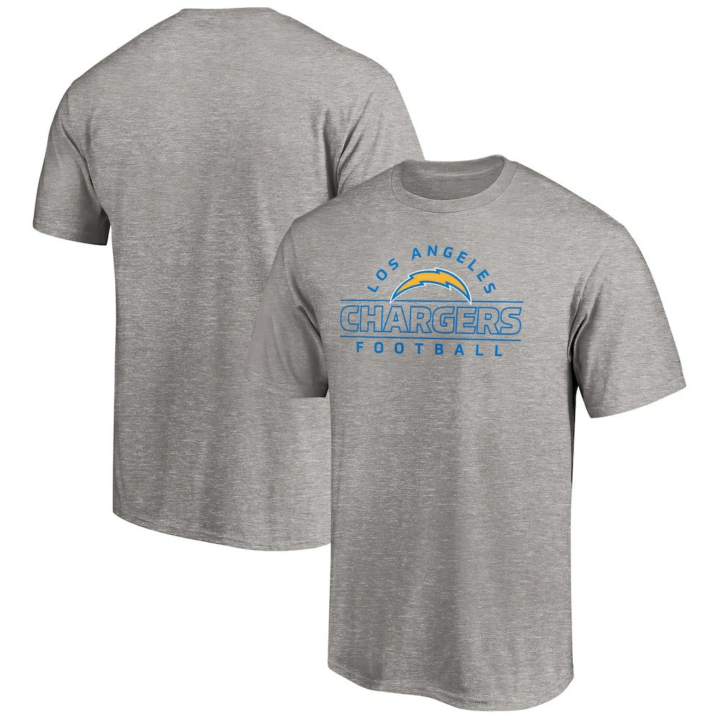Los Angeles Chargers Dual Threat T-Shirt Heather Gray - NFL