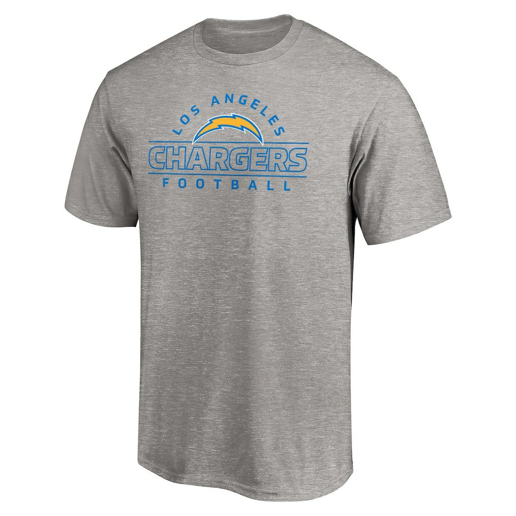 Los Angeles Chargers Dual Threat T-Shirt Heather Gray - NFL