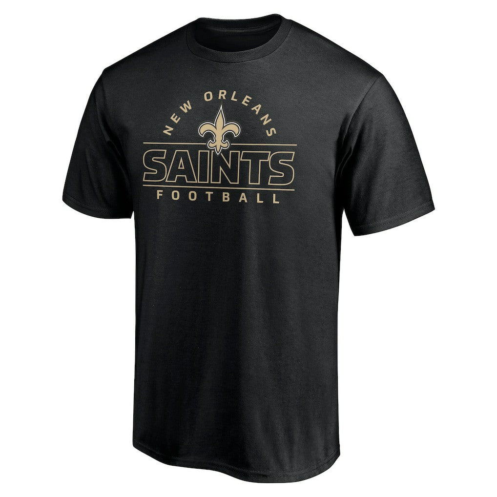 New Orleans Saints Dual Threat T-Shirt Black - NFL